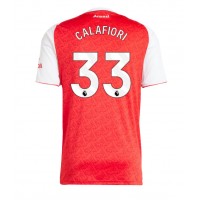 Camiseta Arsenal Riccardo Calafiori #33 Primera Equipación Replica 2025-26 mangas cortas